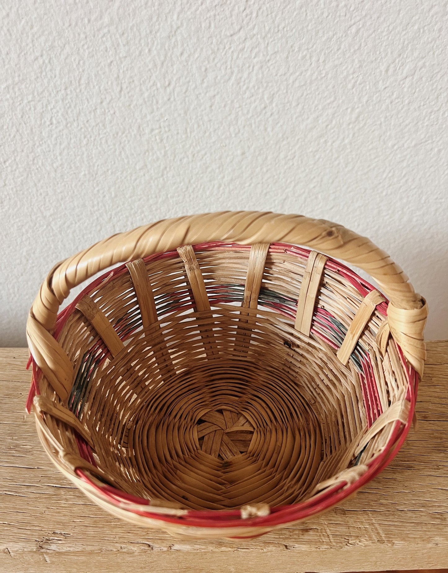 Vintage Handle Basket