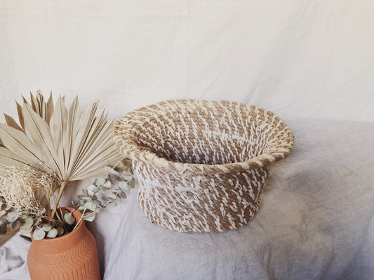 Jord Handwoven Jute Rope Basket