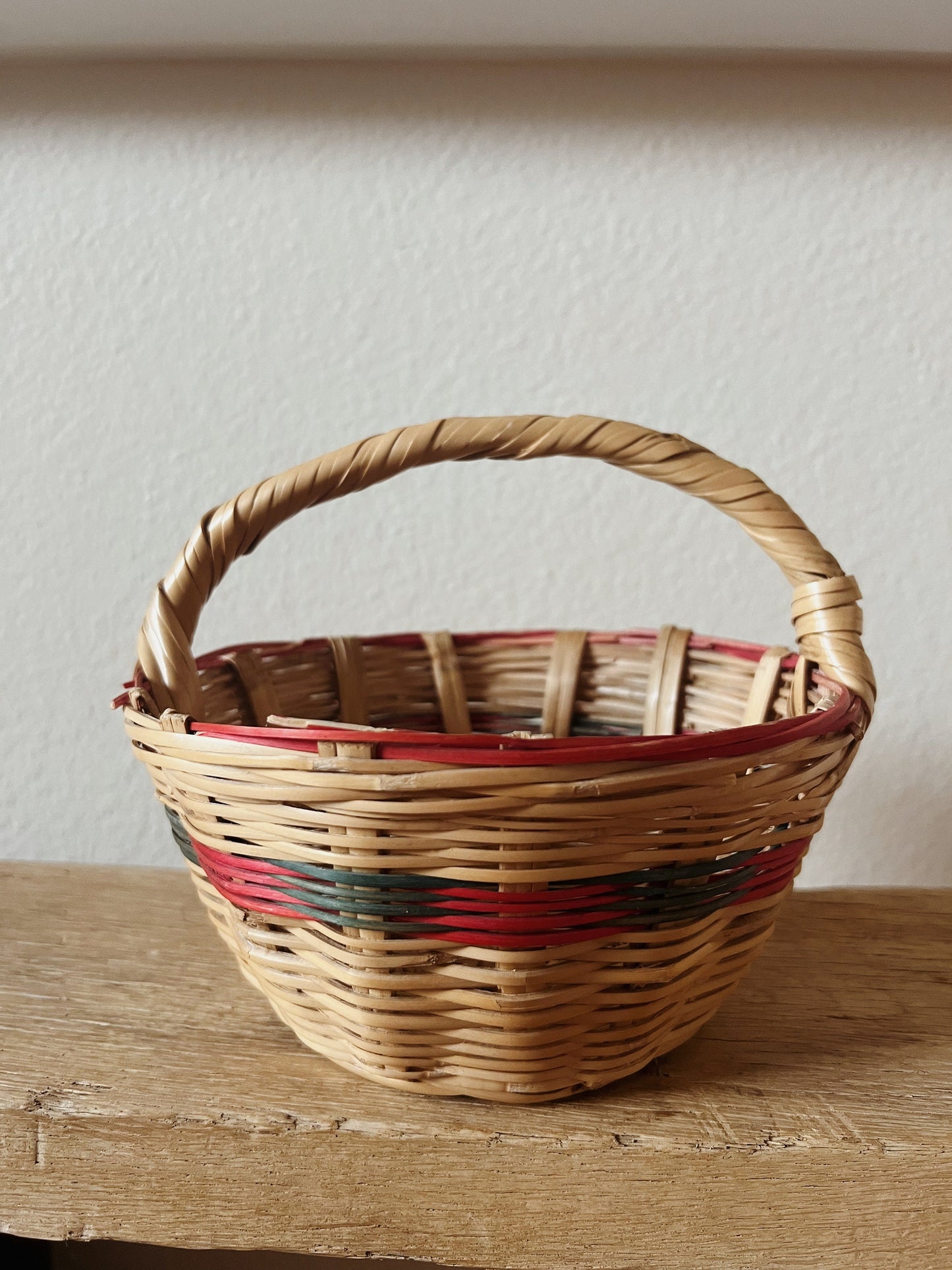 Vintage Handle Basket