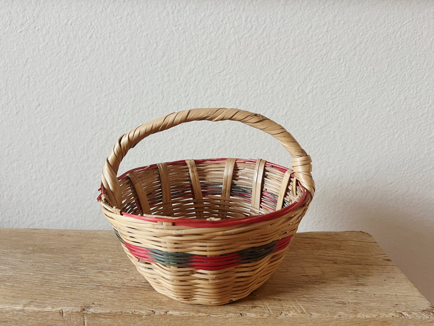 Vintage Handle Basket