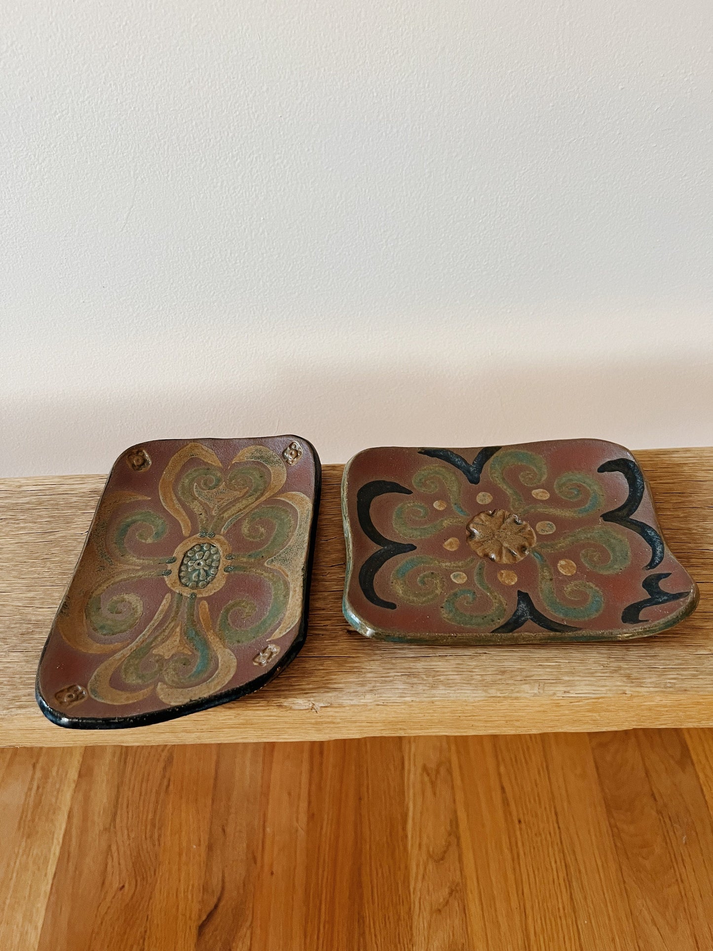 Vintage Floral Clay Dish II