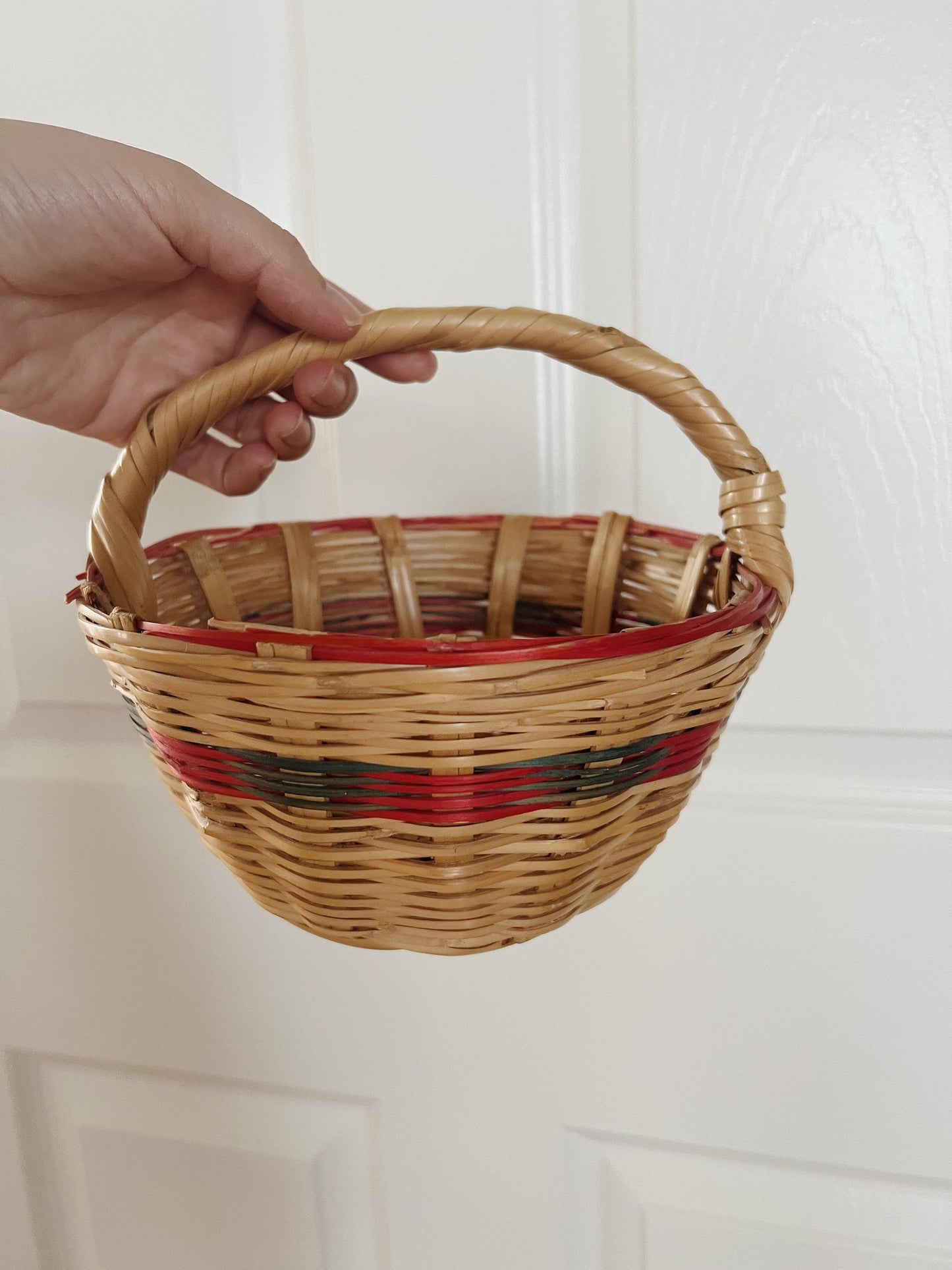 Vintage Handle Basket